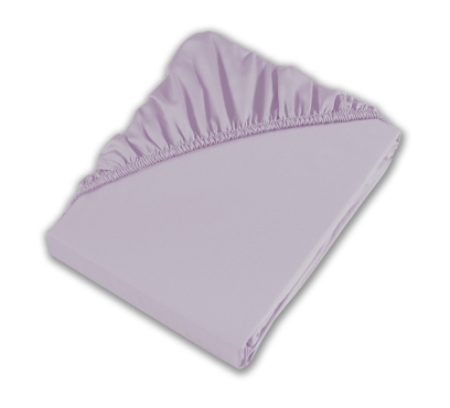 Fialové jersey prostěradlo s lycrou (4)