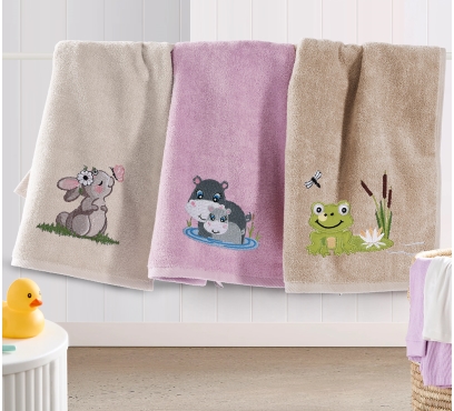 Kolekce dětských ručníků s originální výšivkou (2)