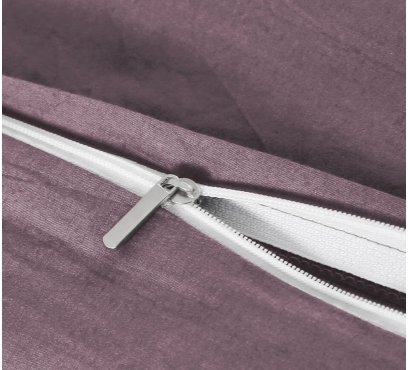 Jednobarevná ložní souprava ze 100% česané bavlny (2)