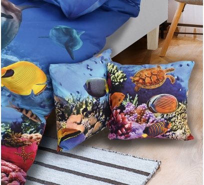 Tématická ložní souprava s motivem DELFÍNI (3)