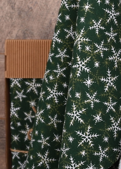 Detail vzoru sněhových vloček - utěrka UT55 (3)