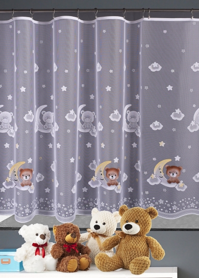 Metrážová žakarová záclona