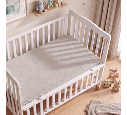 Froté prostěradlo PREMIUM do postýlky FD17 – latte – 60–70 × 120–140 cm