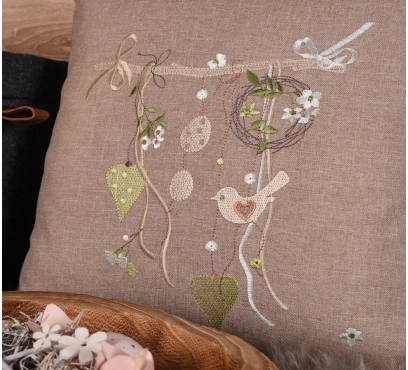 Velikonoční povlak polštářku 40x40 (1)