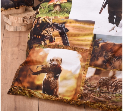 Tématická ložní souprava s motivem MYSLIVOST (4)