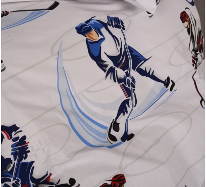Obrazová ložní souprava bavlna exclusive HOKEJ (1)