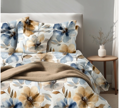 Kvalitní ložní soupravy ze 100% česané bavlny