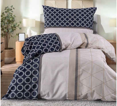 Kvalitní ložní soupravy ze 100% česané bavlny