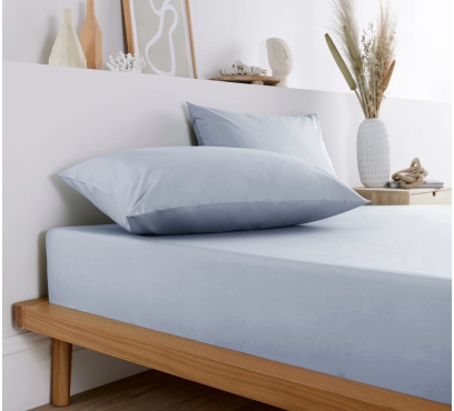 Modré jersey prostěradlo s lycrou