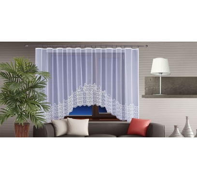 Hotová oblouková záclona žakarového typu (4)