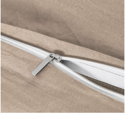 Bavlněné povlečení a povlaky LS151 – oříšková (1)