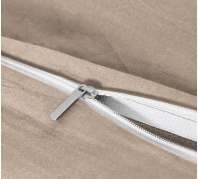 Jednobarevná ložní souprava ze 100% česané bavlny (2)