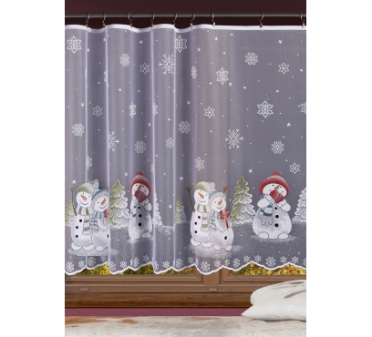 Metrážová žakarová záclona