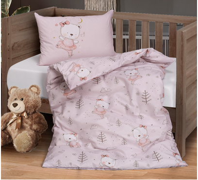 Povlečení do dětské postýlky DS32 · Baletka · JIMI Textil