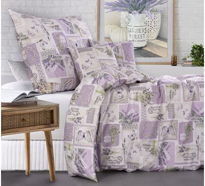 Kvalitní ložní soupravy ze 100% česané bavlny