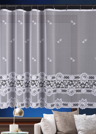 Metrážová žakarová záclona