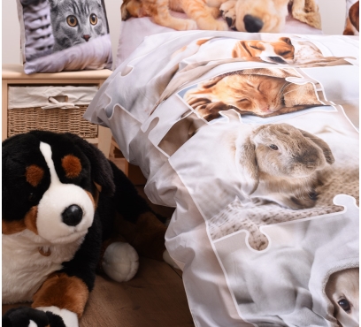 Tématická ložní souprava s motivem MAZLÍČCI (5)