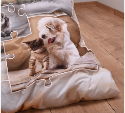 Tématická ložní souprava s motivem MAZLÍČCI (6)