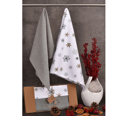 Sada 2 bavlněných utěrek UT42 – 50 × 70 cm