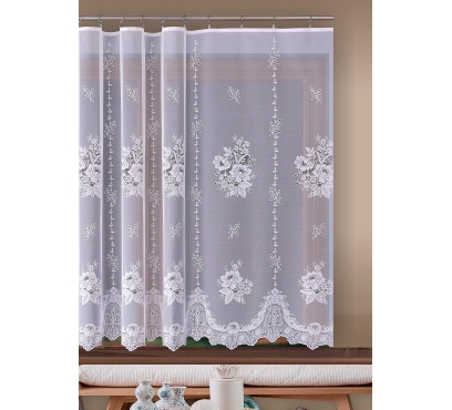 Metrážová žakarová záclona