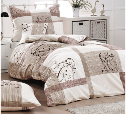 Kvalitní ložní soupravy ze 100% česané bavlny