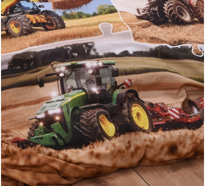 Tématická ložní souprava s motivem TRAKTORY (2)