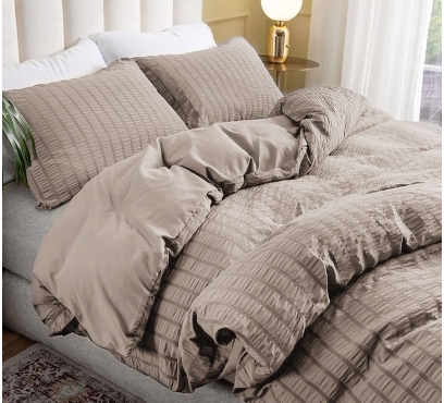 Jednobarevné ložní soupravy krep premium