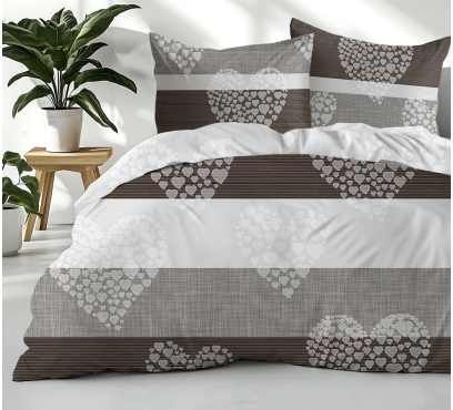 Kvalitní ložní soupravy ze 100% česané bavlny