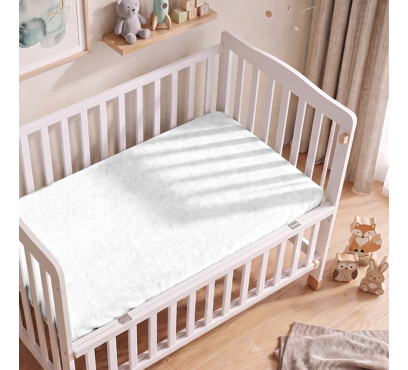 Froté prostěradlo PREMIUM do postýlky FD1 – bílá – 60–70 × 120–140 cm