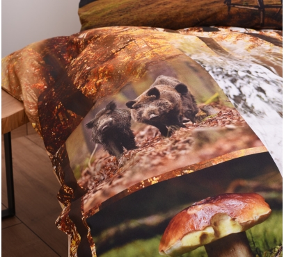 Tématická ložní souprava s motivem MYSLIVOST (2)