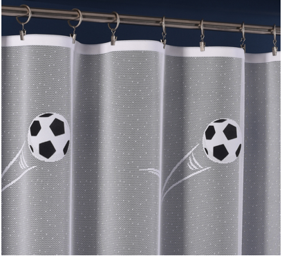 Dětská žakarová záclona s barevnými motivy (2)