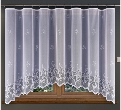 Hotová oblouková záclona žakarového typu