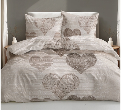 Kvalitní ložní soupravy ze 100% česané bavlny