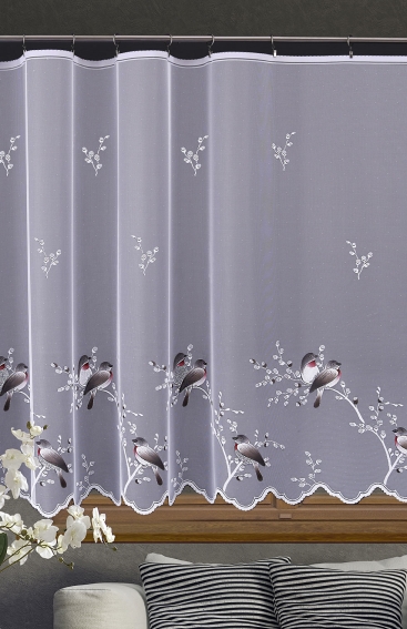 Metrážová žakarová záclona