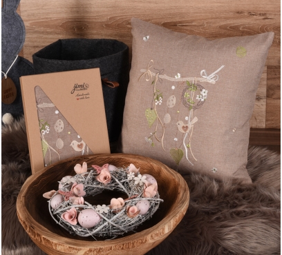 Velikonoční povlak polštářku 40x40