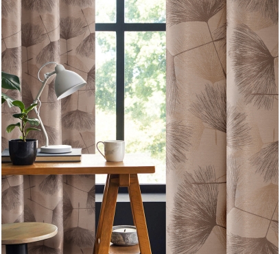 Žakarový závěs s oboustranným vzorem