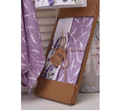 Dárkové balení utěrek UT58 s motivem levandule (5)