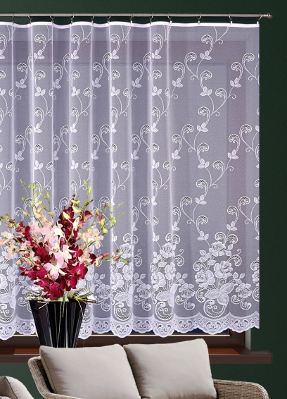 Metrážová žakarová záclona