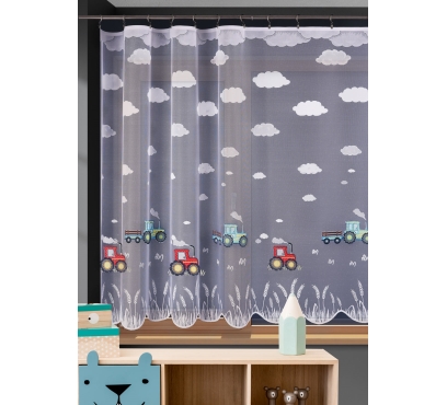 Metrážová žakarová záclona