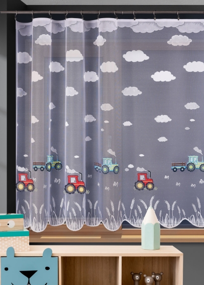 Metrážová žakarová záclona