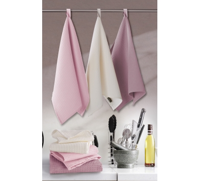 Dárková sada 3ks vaflových utěrek Dárková sada 3ks vaflových utěrek