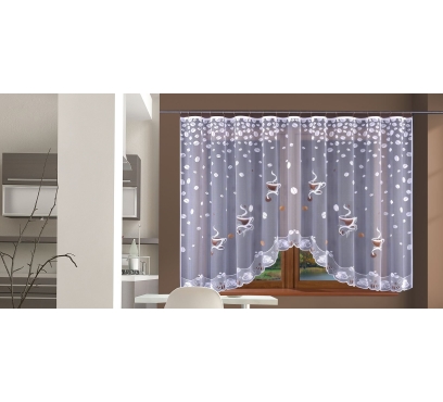 Hotová oblouková záclona žakarového typu s barevnými motivy (5)