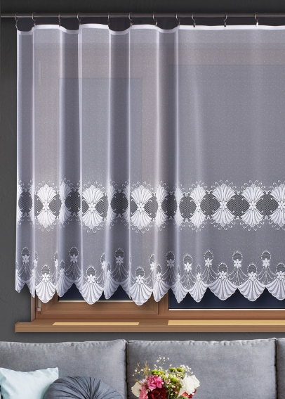 Metrážová žakarová záclona