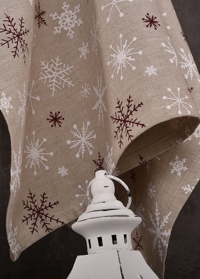 Detail vzoru sněhových vloček (1)