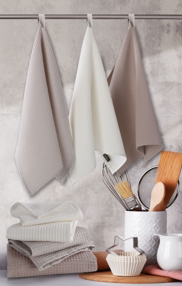 Dárková sada 3ks vaflových utěrek Dárková sada 3ks vaflových utěrek