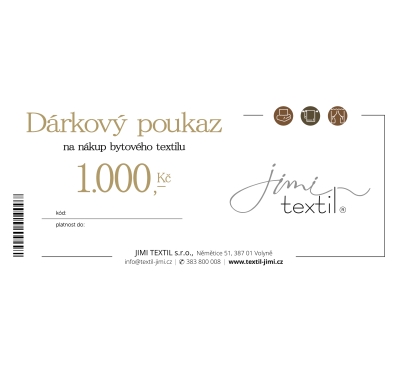 Dárkový poukaz 1000 Kč (1)