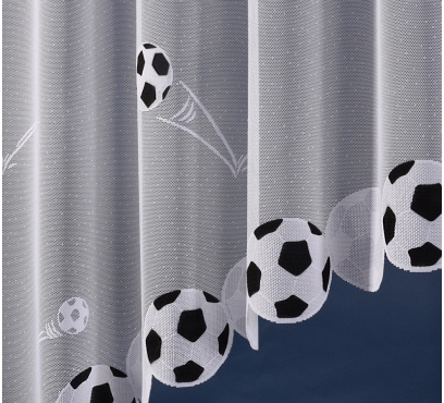 Dětská žakarová záclona s barevnými motivy (1)