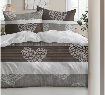 Kvalitní ložní soupravy ze 100% česané bavlny