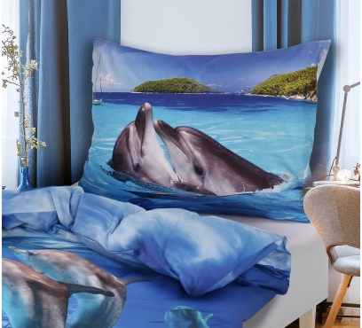 Tématická ložní souprava s motivem DELFÍNI (1)
