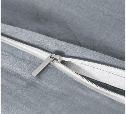 Jednobarevná ložní souprava ze 100% česané bavlny (3)